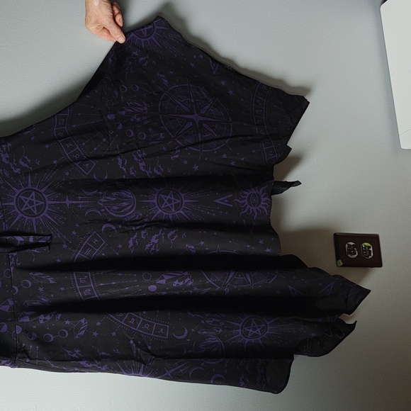 Killstar Witches finger chiffon dress - Picture 2 of 7